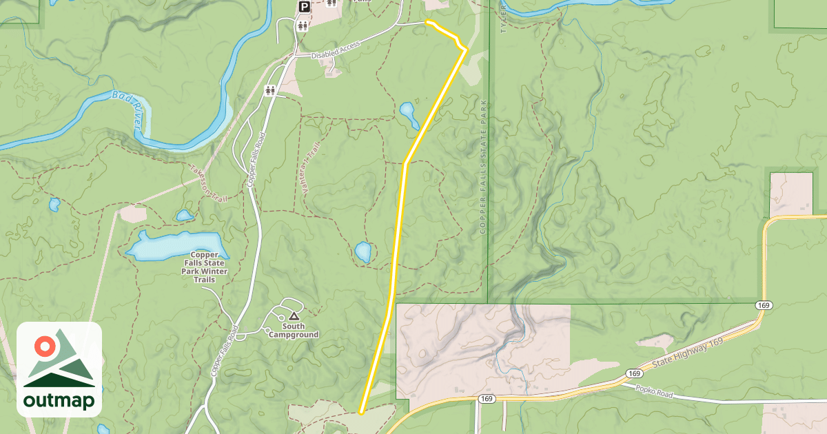 Map of Pipeline Trail
