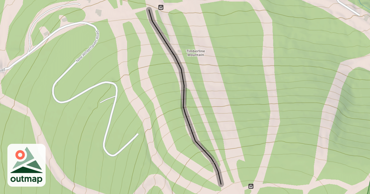 Map of Upper Thunder Struck