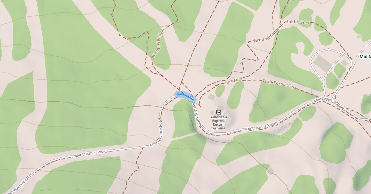 Map preview of Maintenance Road