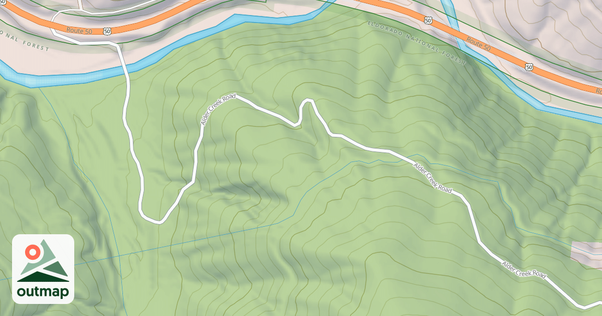 Map of ALDER CREEK PICNIC
