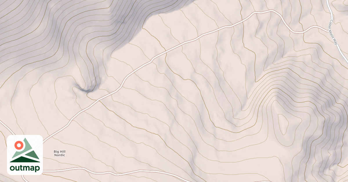 Map of BIG HILL GULCH SPUR