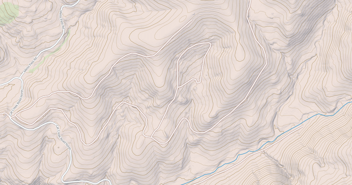 Map preview of CAT CREEK RIDGE