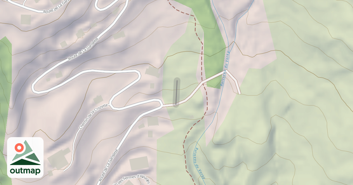 Map of Clapières - Puginières