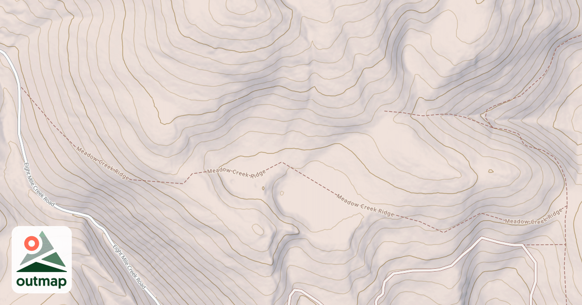 Map of MEADOW CREEK RIDGE