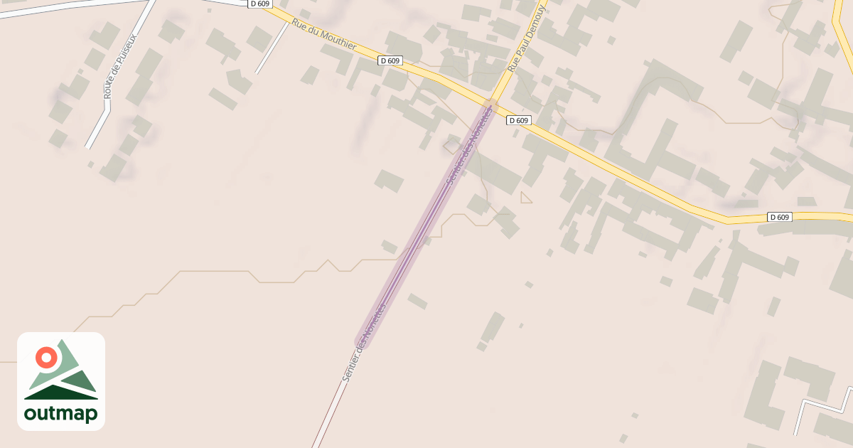 Map of Sentier des Nonettes