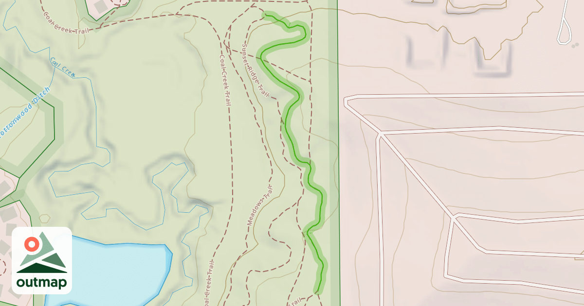 Map of Erie Forest Trail