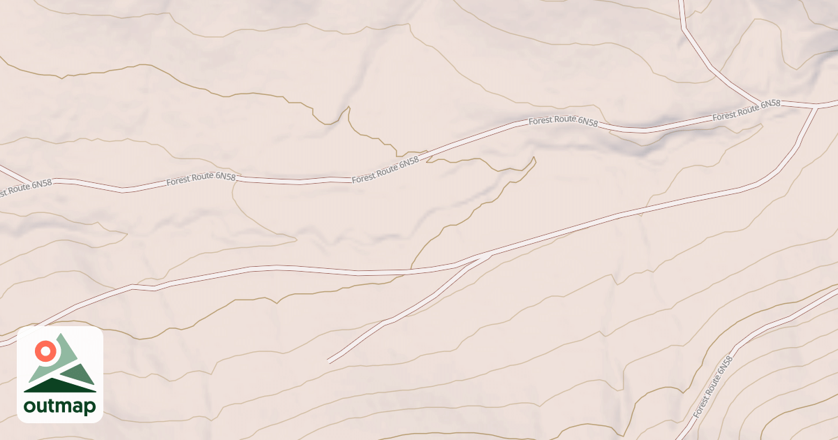 Map of USFS Motor Vehicle Use Map Roads {5E3DEFD2-B443-45E7-9404-FF1086236104}