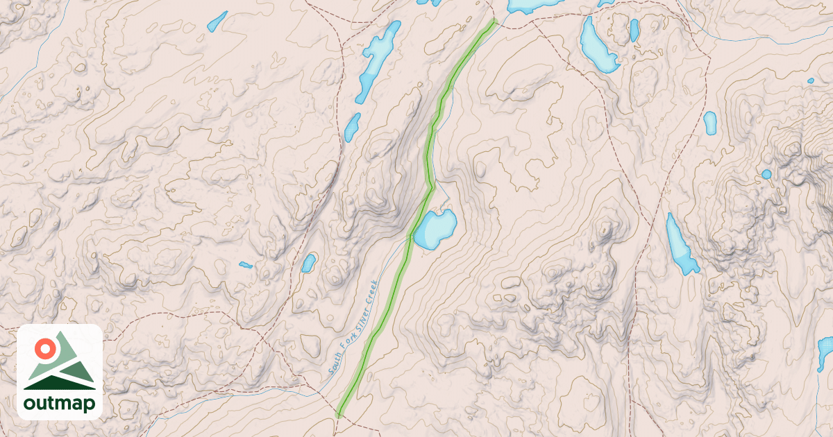 Map of Cottonwood Trail