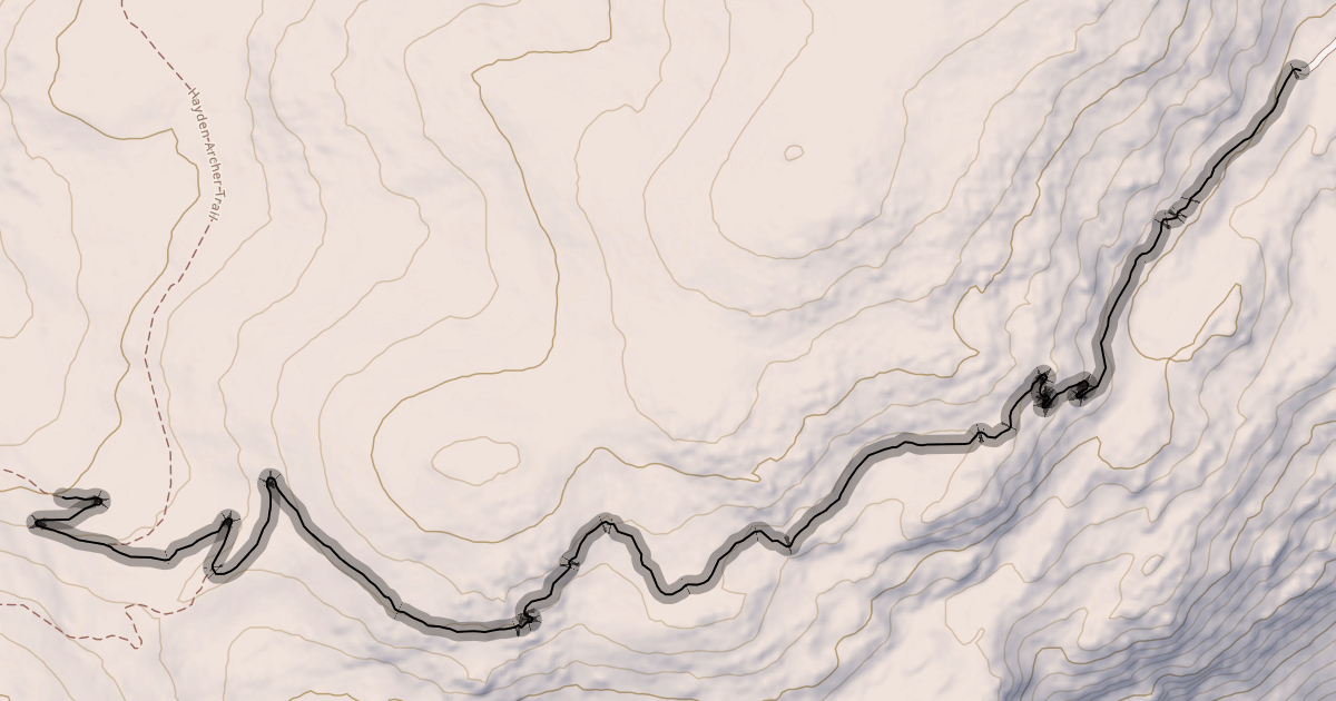 Map preview of Flash of Gold Trail