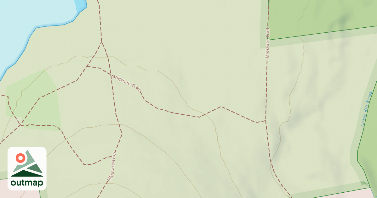 Map of Midstate Trail