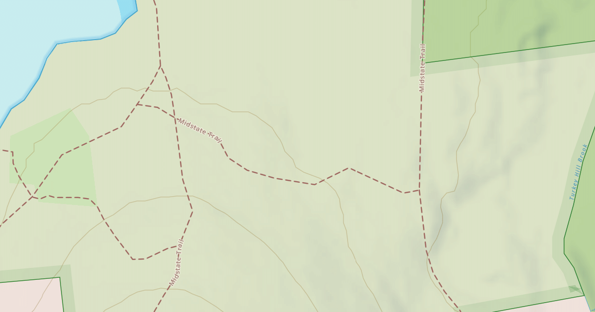 Map preview of Midstate Trail
