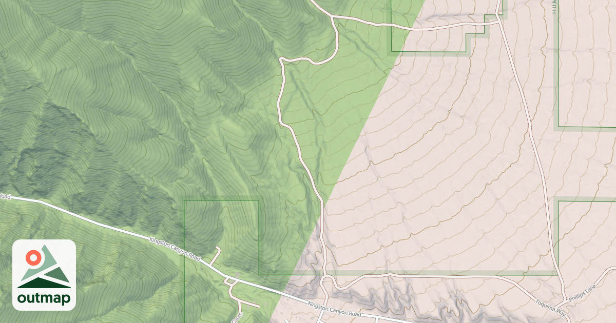 Map of KINGSTON BLAKELEY