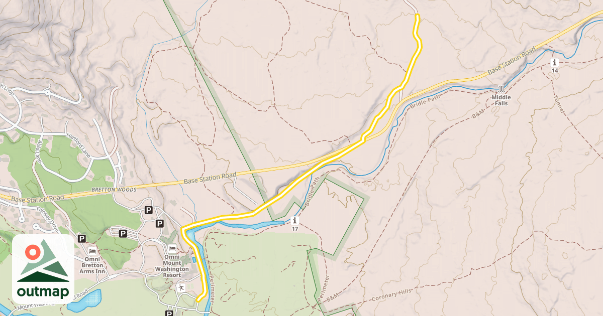 Map of Lower Honeymoon