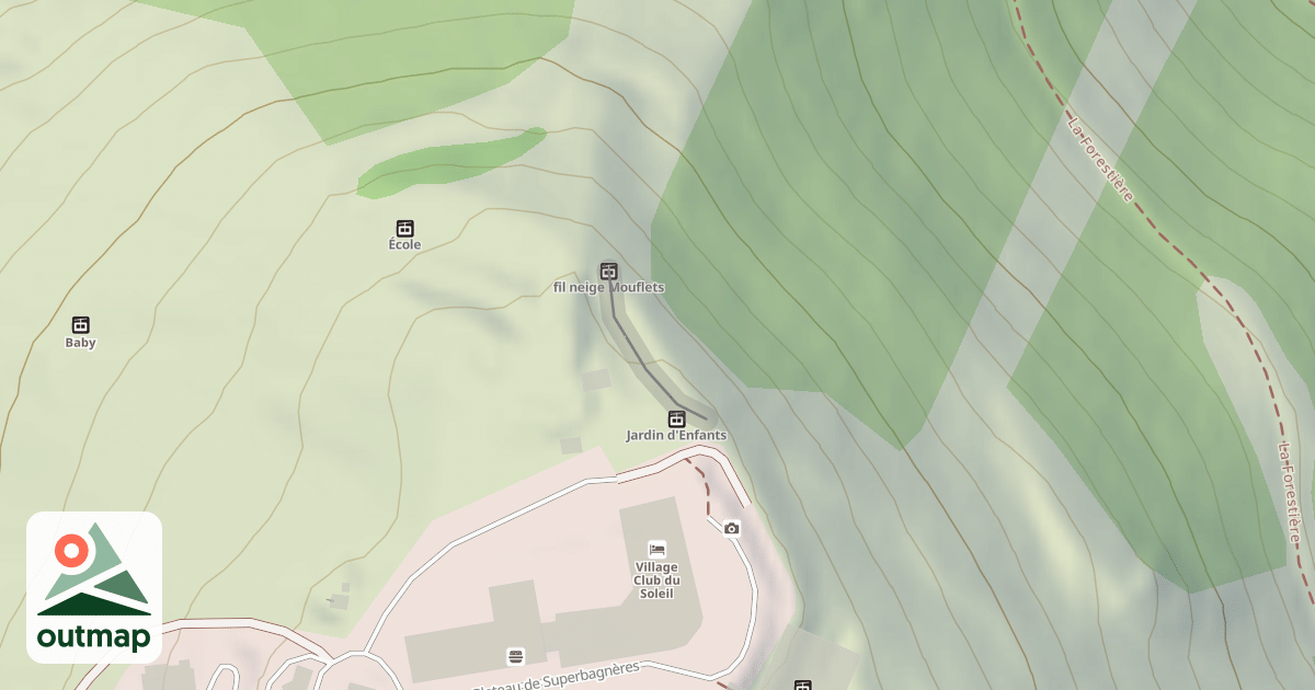 Map of École