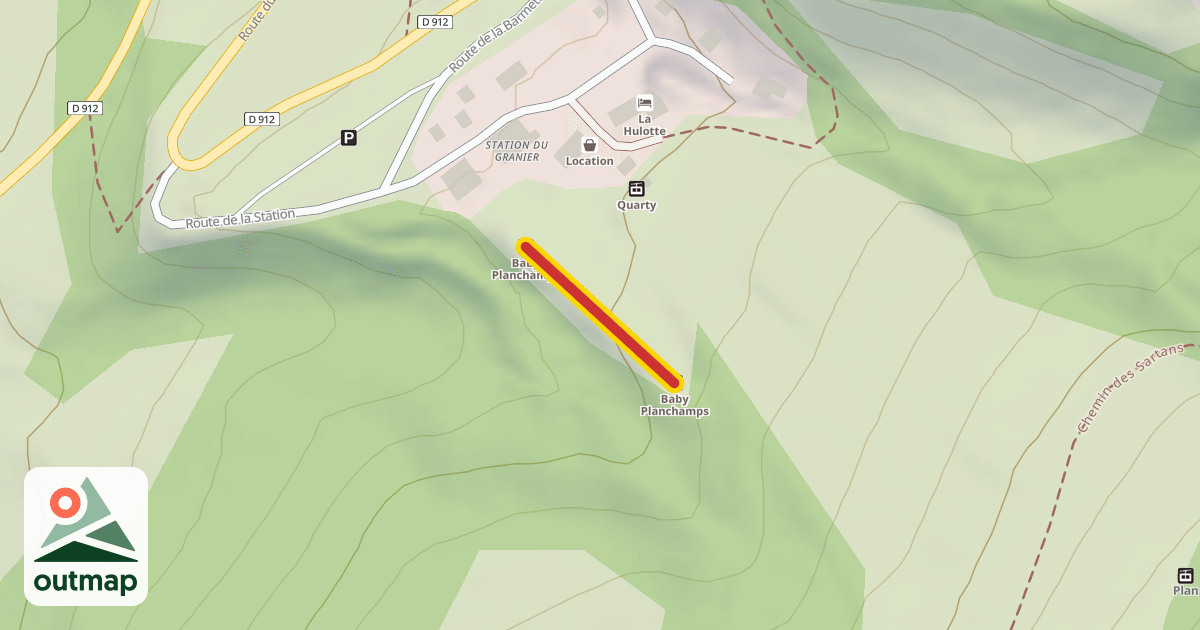 Map of Baby Planchamps