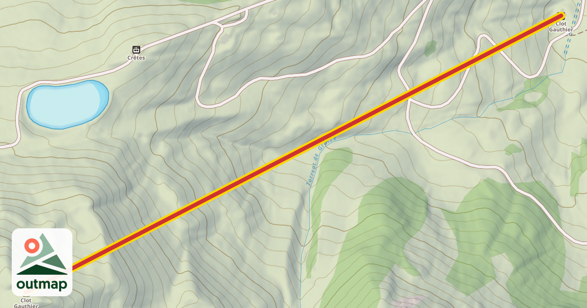 Map of Clot Gauthier