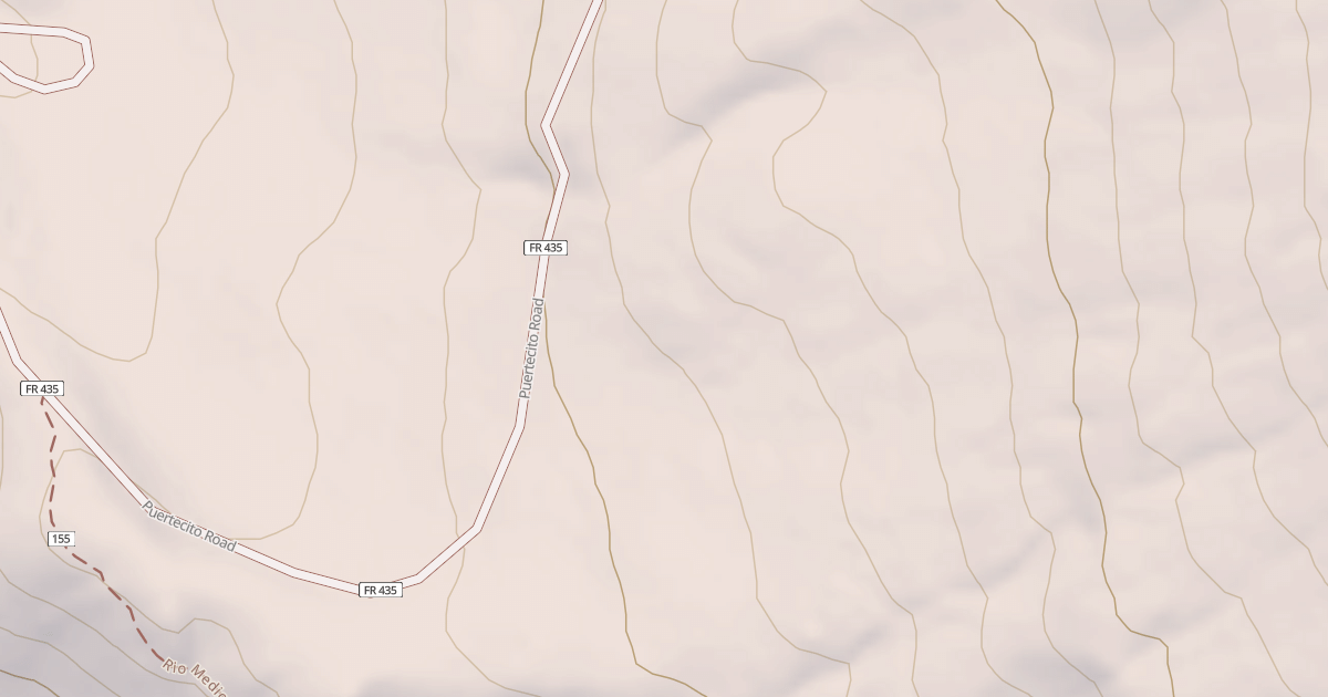 Map preview of USFS National Forest System Roads {7FC31C8E-AF65-41F8-9B7E-D9A94AD80A60}