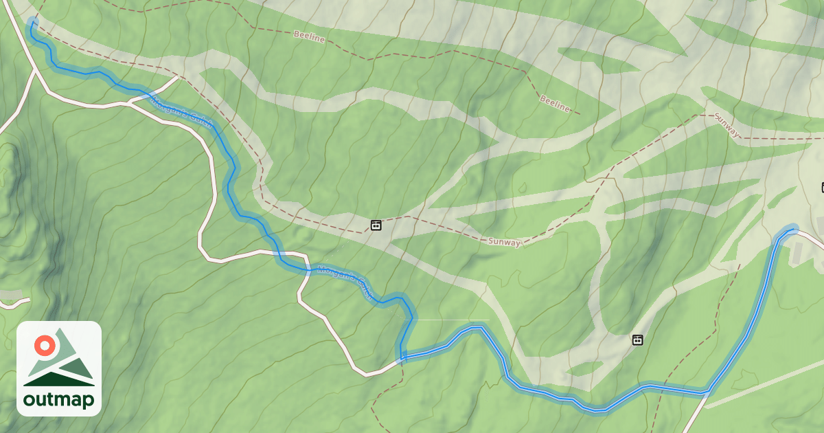 Map of Morgan's Gulch