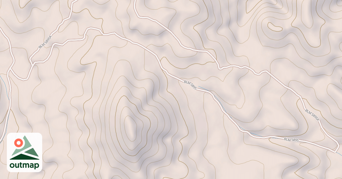 Map of BLM National GTLF Public Motorized Roads 59371fac-f773-4d78-a664-a694947e4081