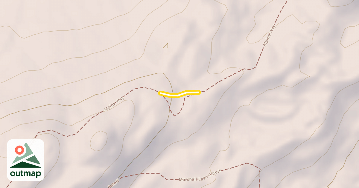 Map of Alpine Way