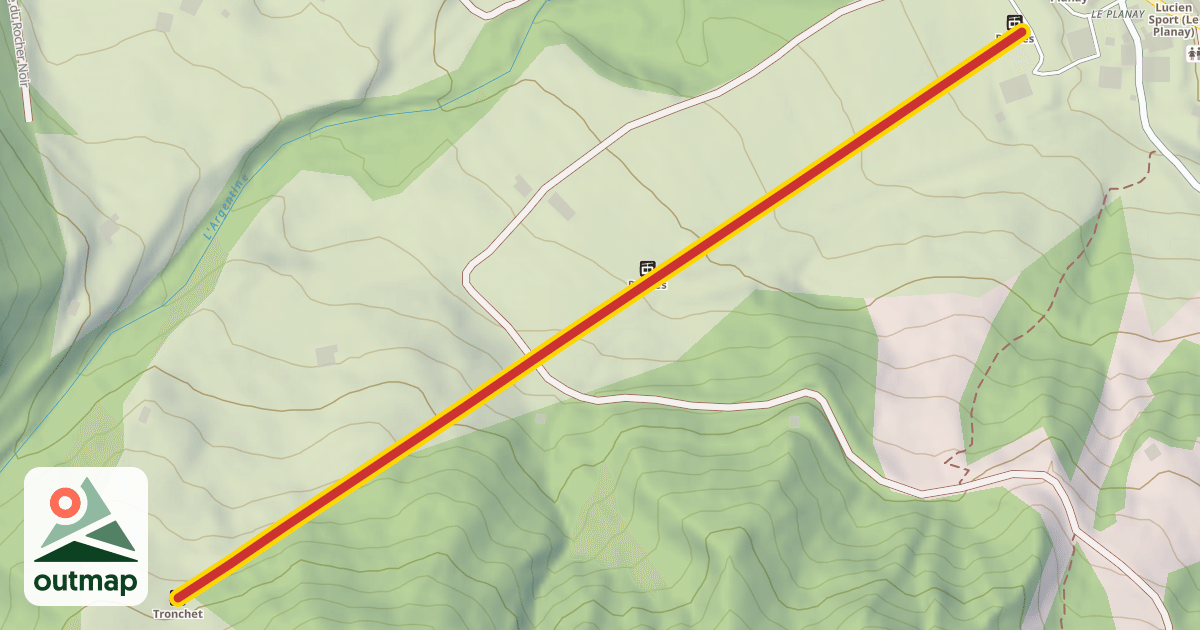 Map of TKE - Tronchet