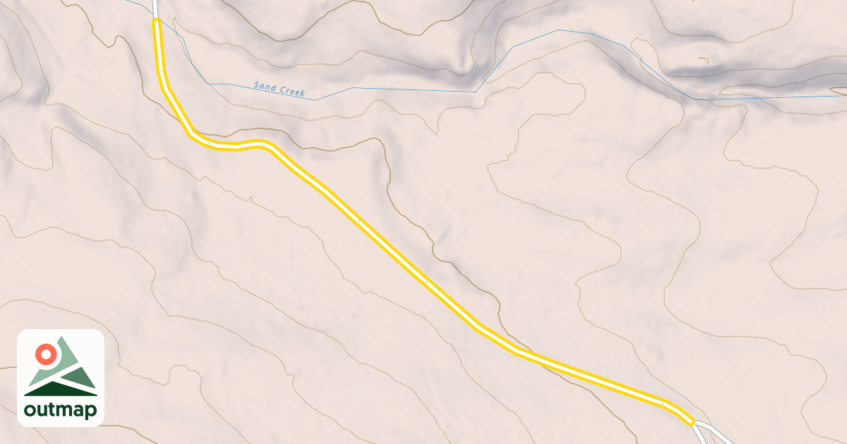 Map of National Forest Development Road 1902