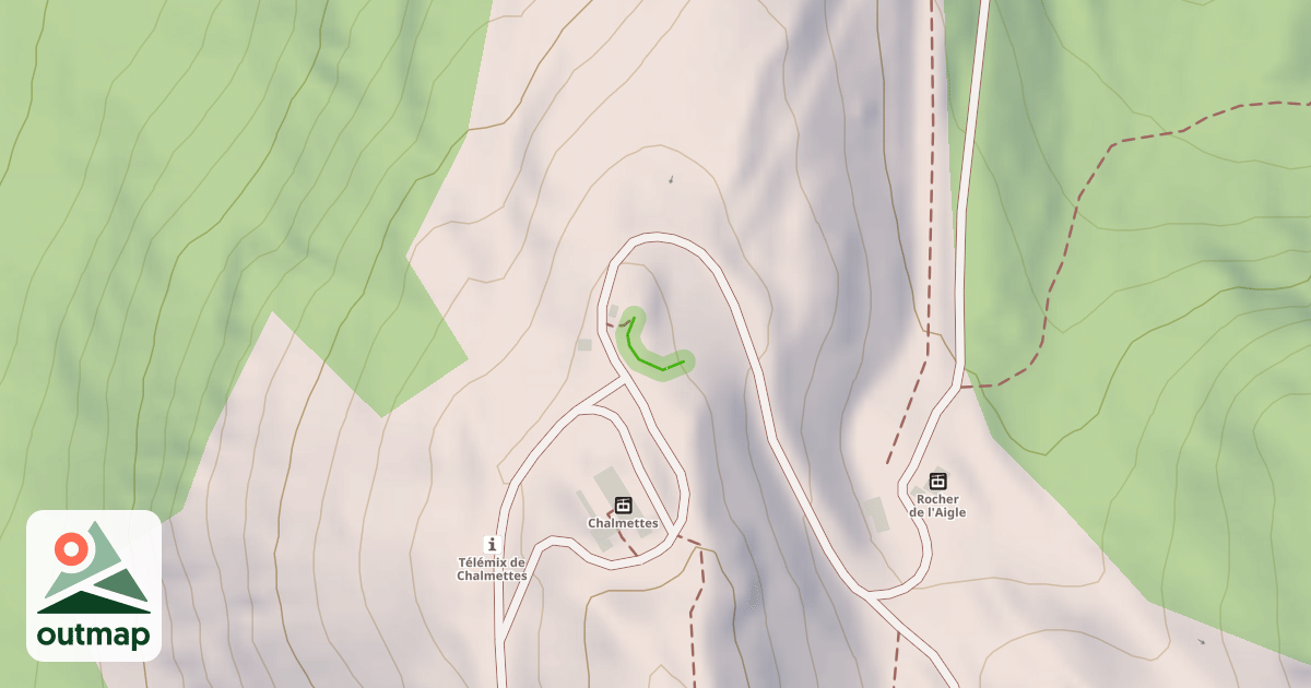 Map of Les Rhodos