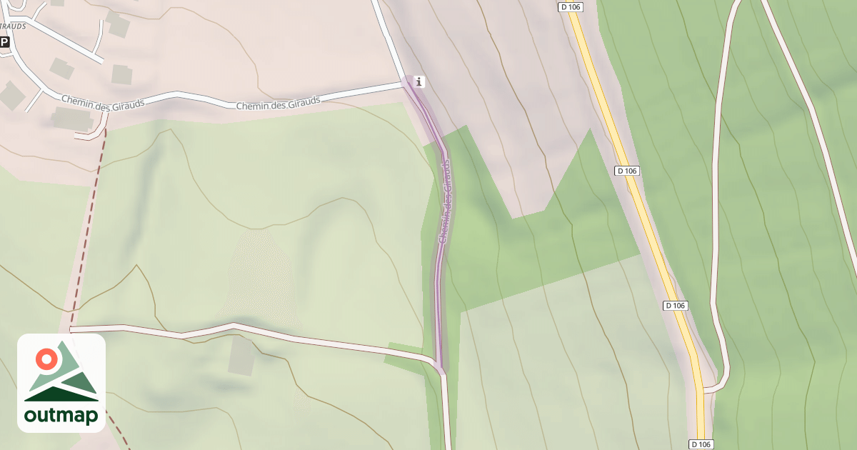Map of Chemin des Girauds