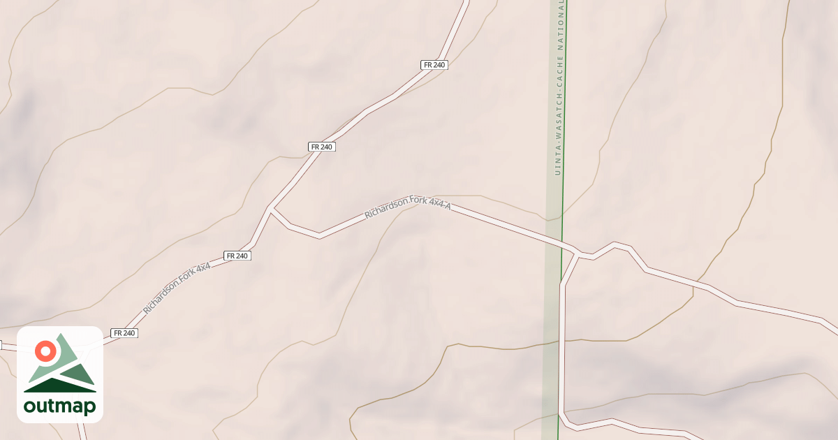 Map of RICHARDSON FORK 4X4-A