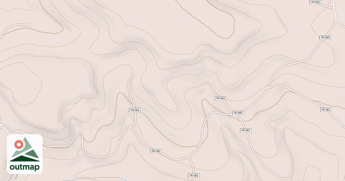 Map of USFS Motor Vehicle Use Map Roads {1E6F40BF-C288-4446-8D89-3CD29D551807}