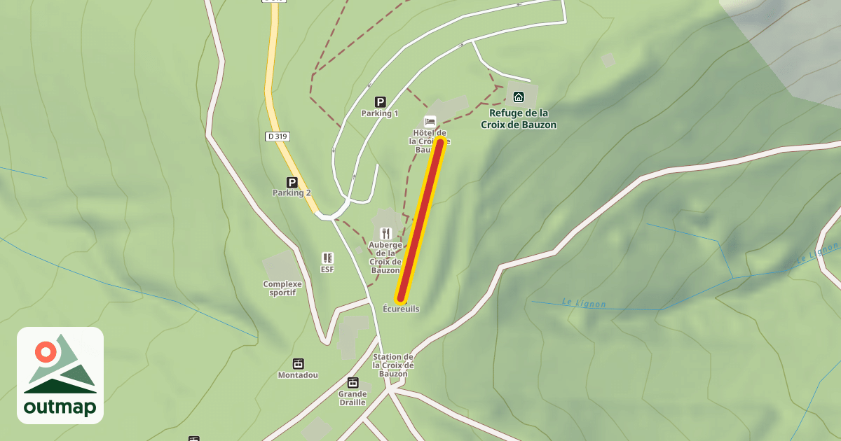 Map of Écureuils