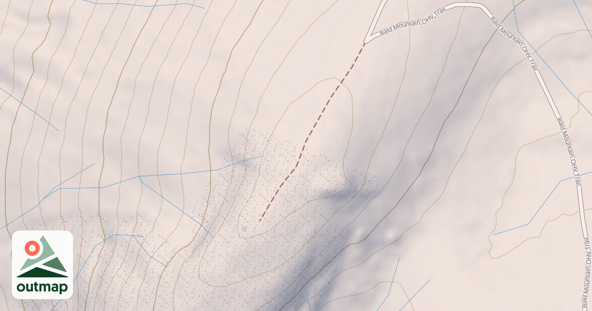 Map of Bald Mountain