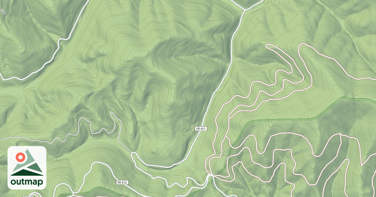 Map of LONE CABIN CREEK