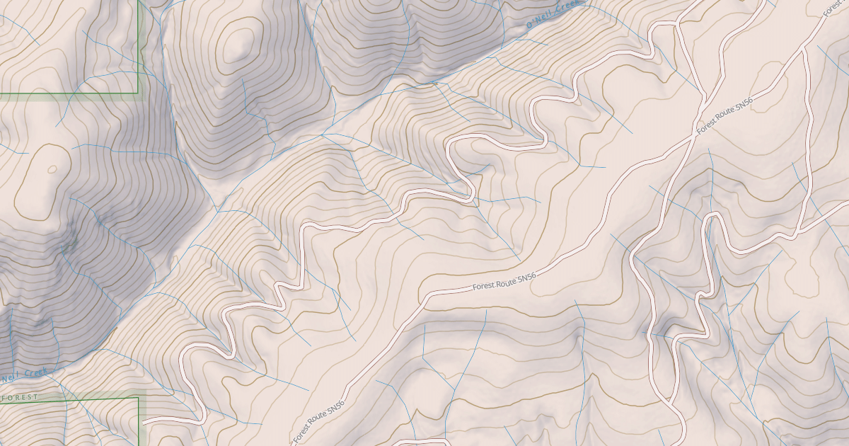 Map preview of USFS Motor Vehicle Use Map Trails 323317010602