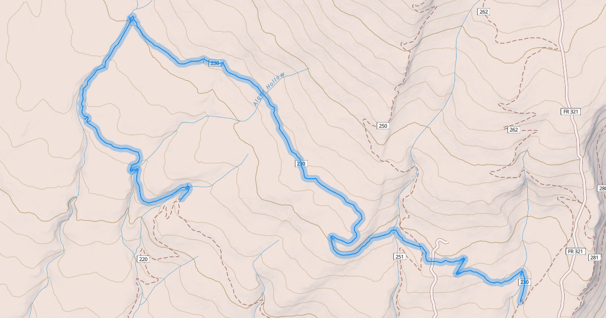 Map preview of High Plains Drifter Trail