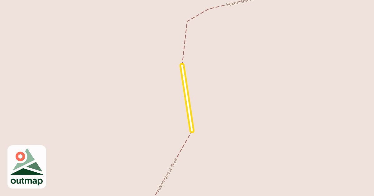 Map of Yukon Quest Trail