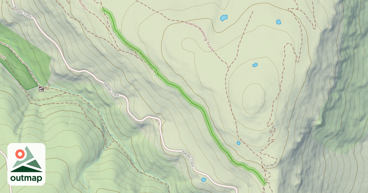 Map of Taramea MTB loop