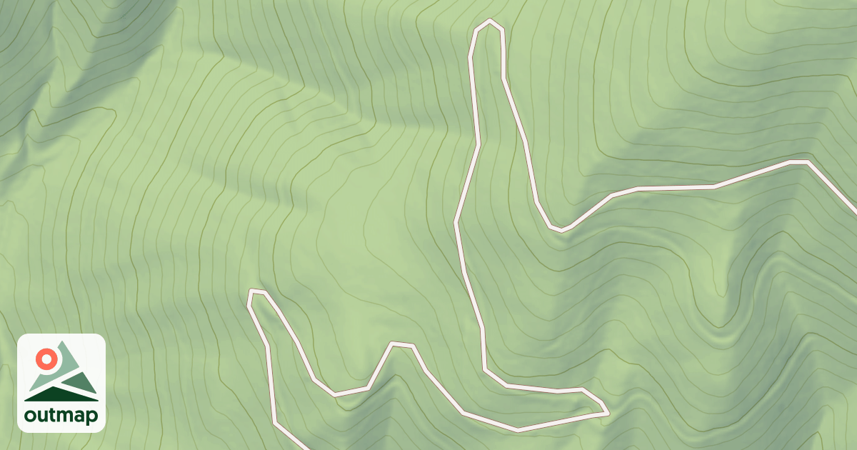 Map of BRUSH SADDLE