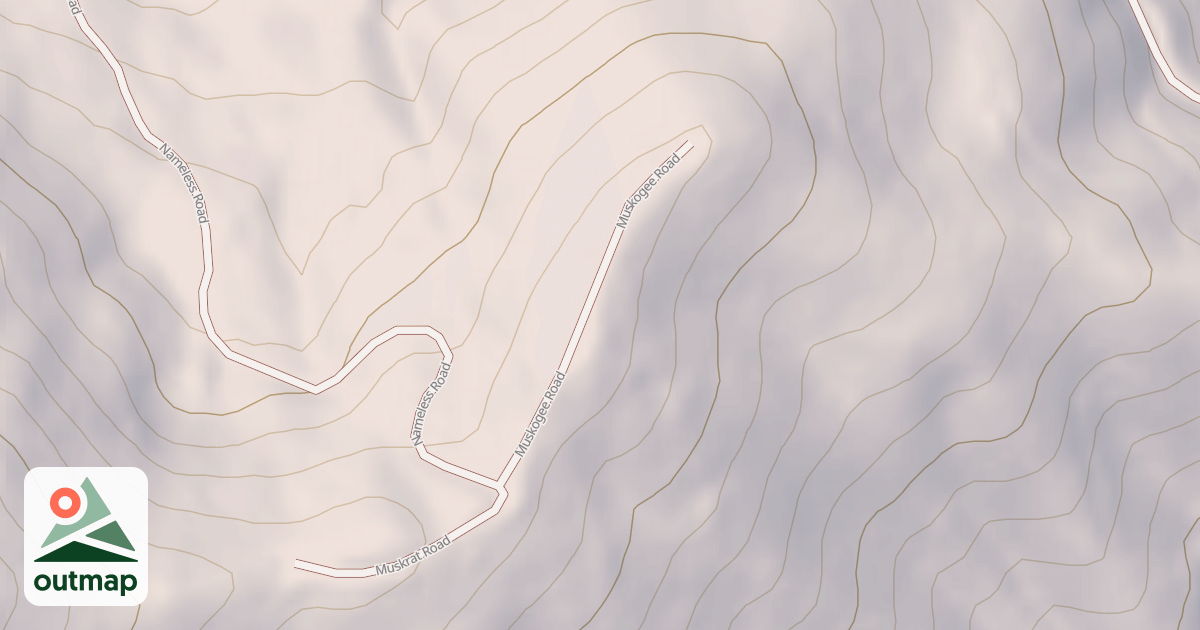 Map of MUSKOGEE