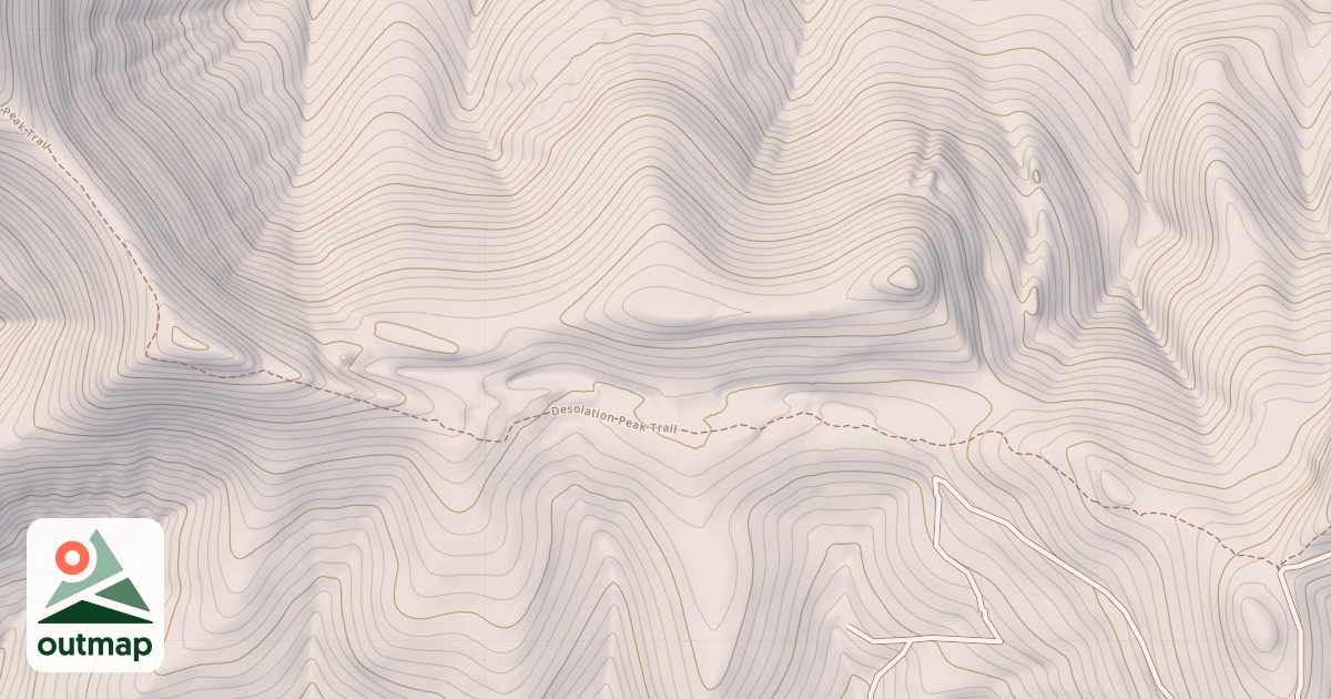 Map of OLD BALDY