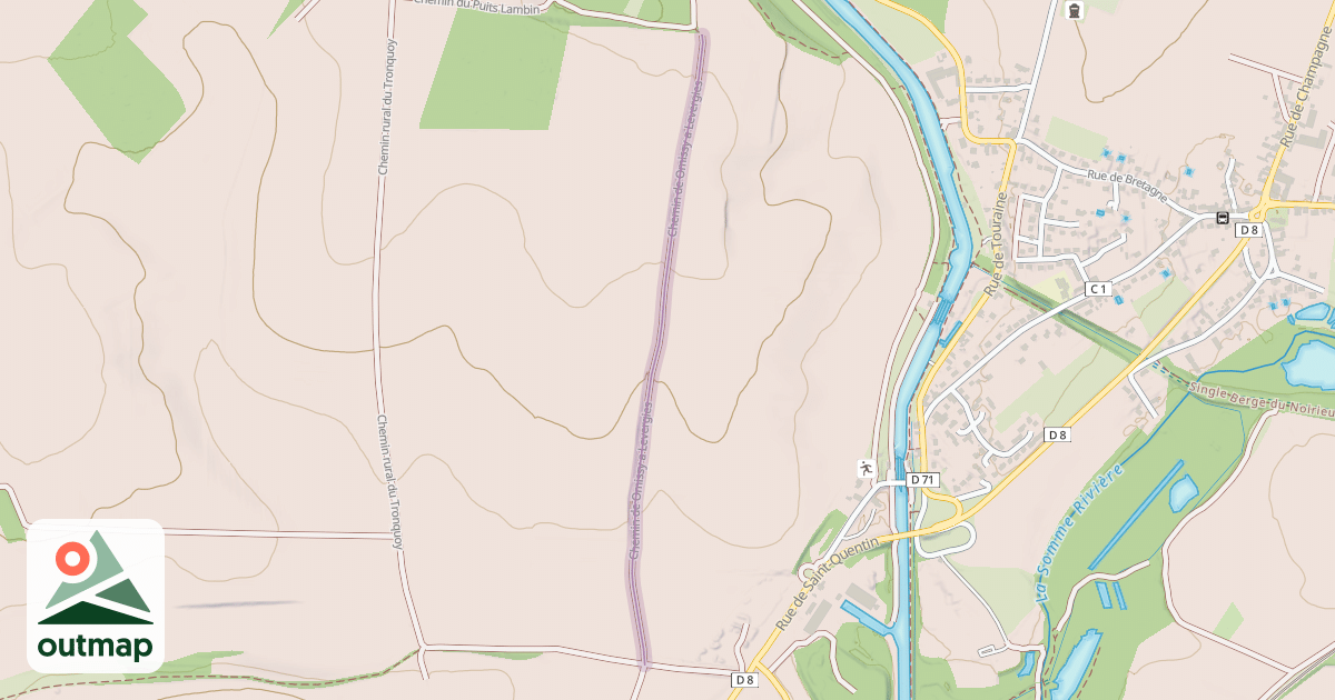 Map of Chemin de Omissy a Levergies