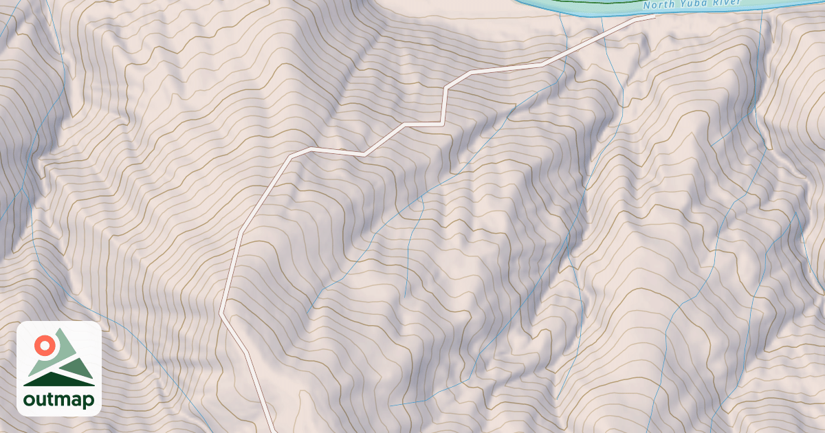 Map of USFS Motor Vehicle Use Map Trails 6217