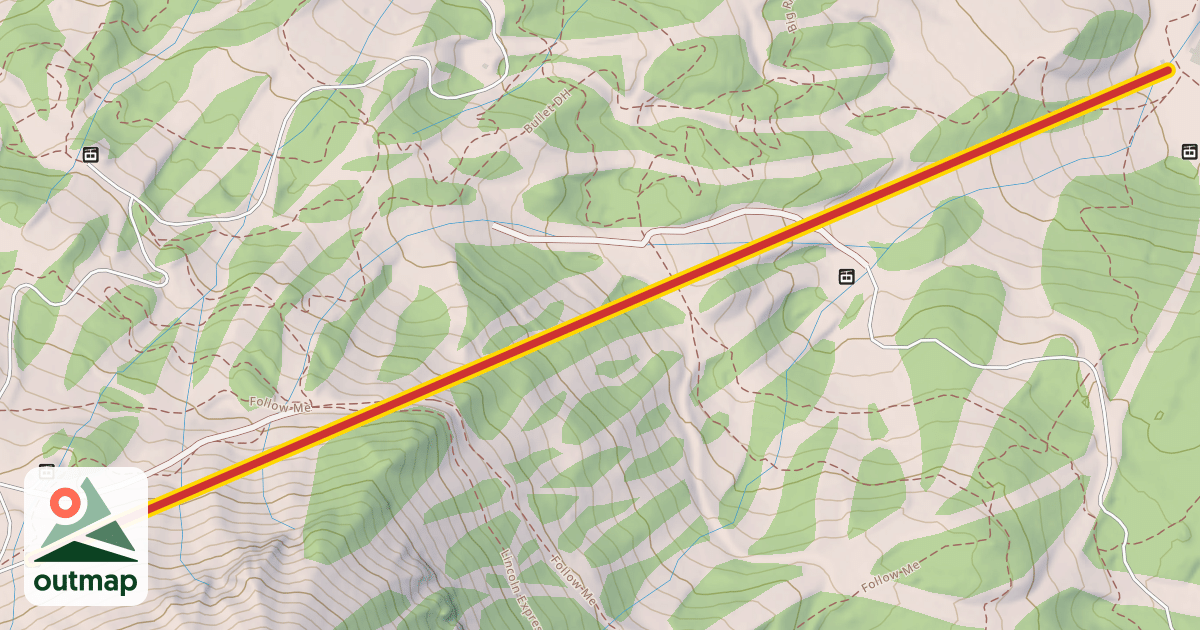 Map of Canyon Express