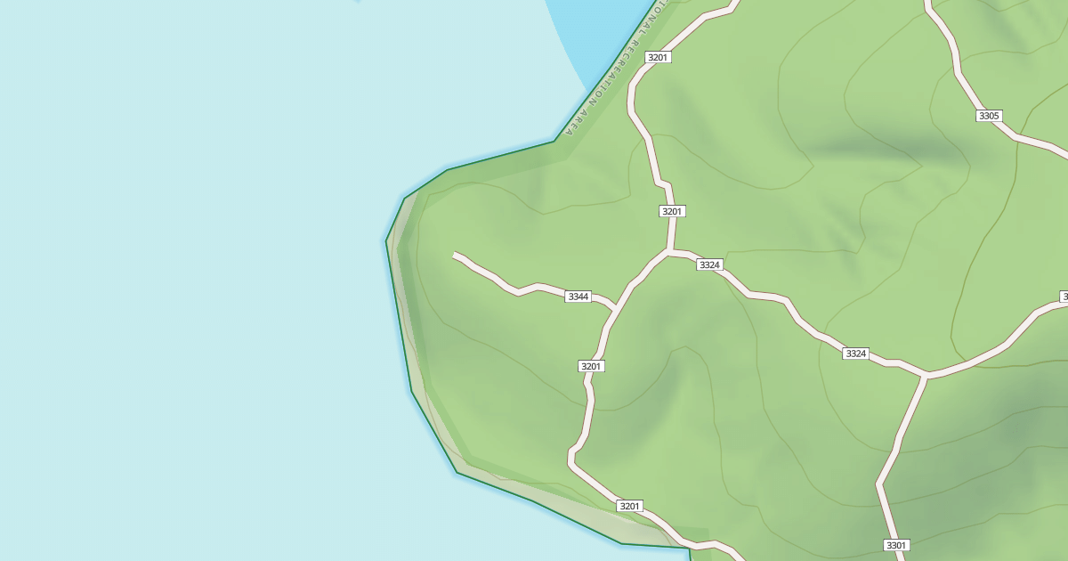 Map preview of USFS Motor Vehicle Use Map Trails 19366