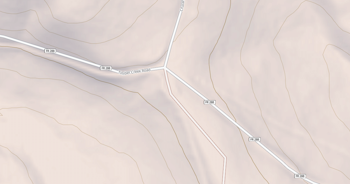 Map preview of CRUZANE MOUNTAIN