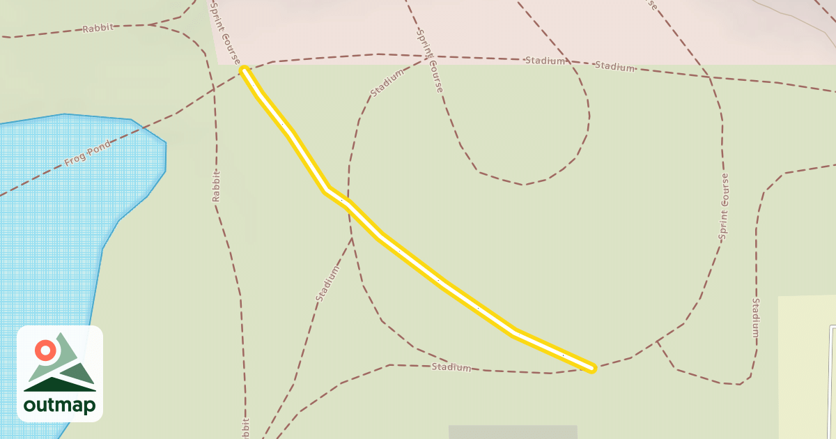 Map of Sprint Course