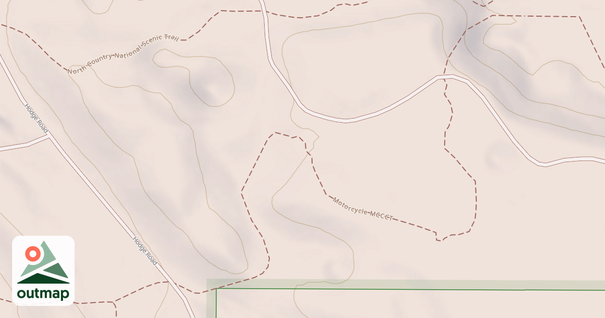 Map of Grand Traverse Motorcycle Trail