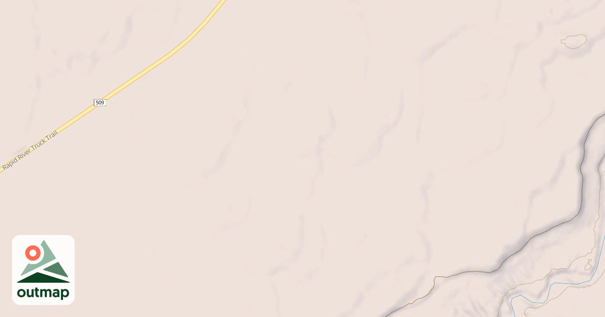 Map of BILLS CREEK SOUTH