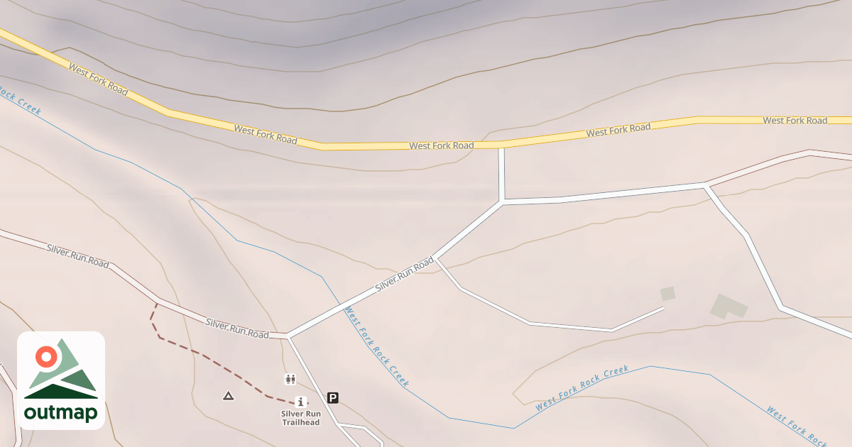 Map of SILVER RUN