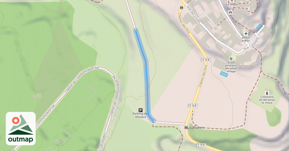Map of Chemin du Rilet